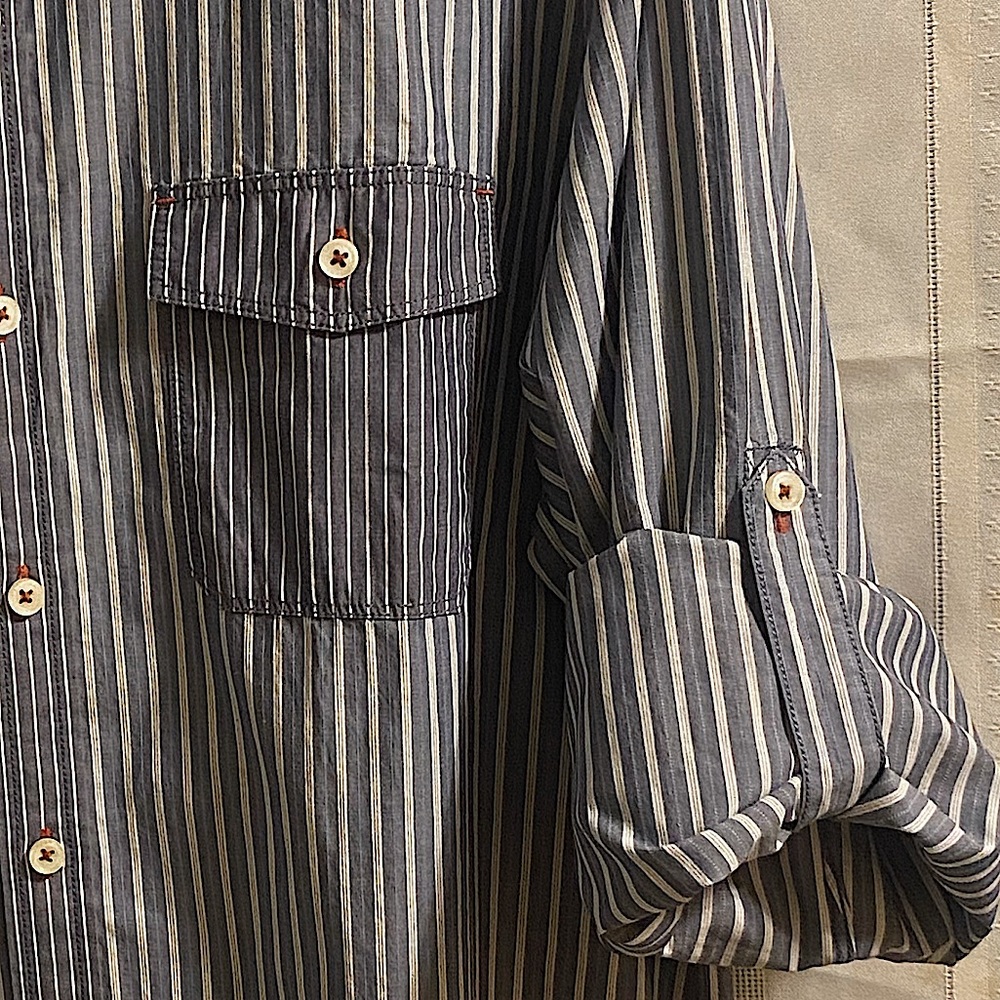 Tommy Bahama dress to casual shirt